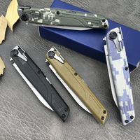 Couteau pliant tactique AKC EDC, lame 440C, poignée ABS, couteau de poche pour la survie en plein air, la chasse, le camping, la randonnée, le pique-nique