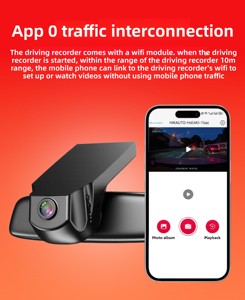 <span class=keywords><strong>Cam</strong></span>éra embarquée WiFi avec double objectif 4K, angle de 170°, capteur G, vision nocturne, enregistreur vidéo, 12-24V, garantie 1 an pour BMW série <span class=keywords><strong>X</strong></span> - Product Image 3