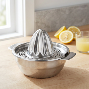 Exprimidor de mano portátil de acero inoxidable MIINOX, herramientas de frutas y verduras de Metal sostenible para limón y lima, modelo - Product Image 3