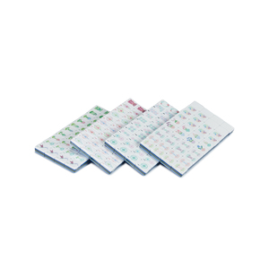 Fichas de Mahjong de Acrílico Azul Personalizadas, 160 Cartas, Estilo Americano, Juego para Adultos, Regalo - Product Image 2