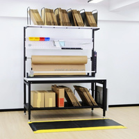 Table d'emballage modulaire industrielle avec acier laminé à froid et moteur pour entrepôts et centres logistiques