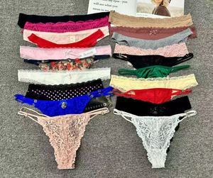Bas prix, stock varié, culottes pour femmes de haute qualité, string européen sexy, dentelle, culottes pour filles, sous-vêtements confortables et élégants - Product Image 1