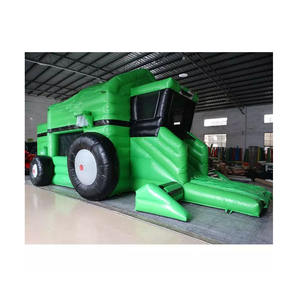 Castillo Inflable Comercial para Niños, Modelo EN 14960, Diseño de Camión Cosechador - Product Image 1