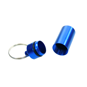 Porte-pilules hebdomadaire personnalisé avec logo, en alliage d'aluminium et plastique PP moulé par injection, écologique, étanche, avec porte-clés - Product Image 2