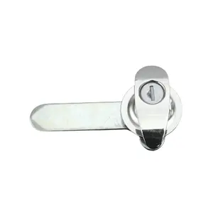 Cerradura de gabinete con manija en T eléctrica industrial de aleación de Zinc de color plateado LIDA A19 con cerradura y llave - Product Image 1