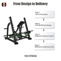 Machine Smith Row en acier avec assise, coussin de poitrine central, bras de traction indépendants, colonnes de guidage doubles et supports de poids latéraux pour usage commercial