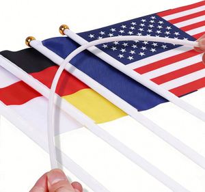 Bandera de Poliéster Impermeable de 5x8 Pulgadas con Impresión por Sublimación y Logotipo Personalizado al por Mayor para Publicidad, Animación y Decoración - Product Image 3