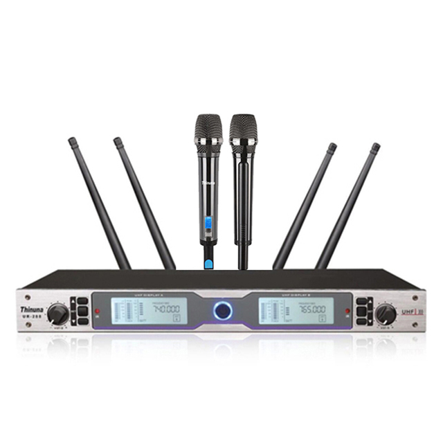 Thinuna UR-288 Professional Audio FM Wireless Headset KTV Handel UHF Handheld Mic Outdoor 300 Meters UHF Wireless Microphone
