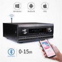 Kazanan/AT-2300 PRO 7.1. 4 panoramik siren güç amplifikatörü tiyatro profesyonel yüksek güçlü gölge K All-in-one makinesi 230wx7