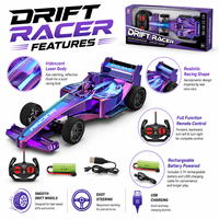 Coche de Carreras RC de Derrape Estilo Fórmula 4CH Recargable al por Mayor con Carrocería Iridiscente para Niños