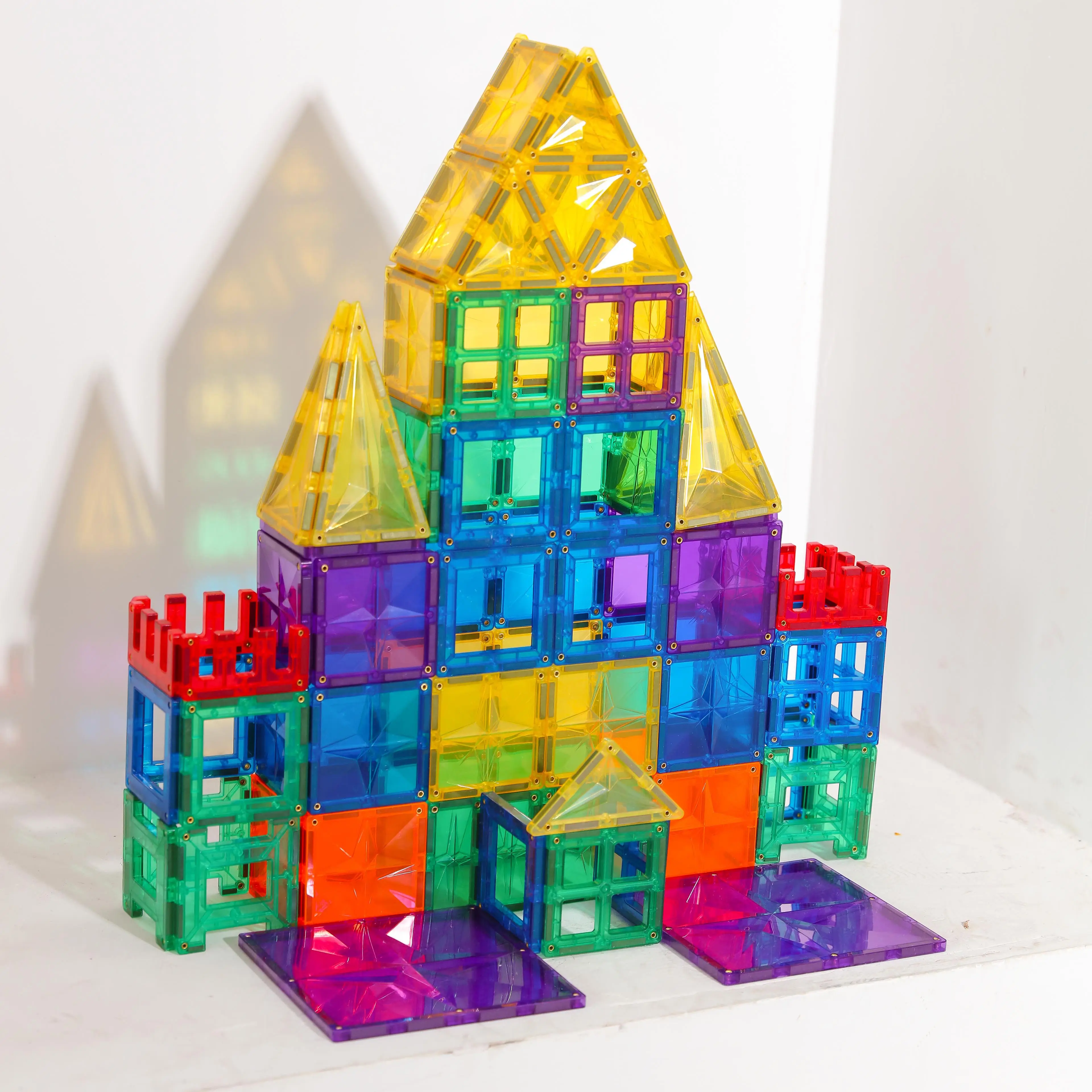 Mwntl-ensemble de blocs de Construction magnétiques créatifs, Kit de Construction éducative préscolaire, 120 pièces