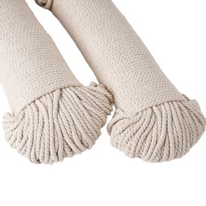 Cuerda de Algodón de Tres Hilos de 3-4 mm, Cuerda para Manualidades, Tapicería, Decoración, Cuerda para Zongzi, Suministros para Manualidades - Product Image 3