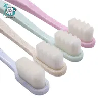 Yeni üretim 10000 süper Ultra yumuşak kıllar çevre dostu bambu diş fırçası diş beyazlatma kitleri özel Logo bambu diş fırçası toptan ucuz