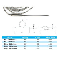 Sensor Suhu PT100 RTD dengan Kepala Sambungan Aluminium Transmitter 4-20mA Pabrik OEM