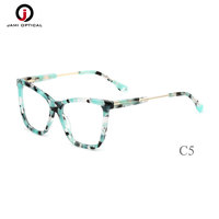 Nouvelles lunettes Vintage à la mode montures d'oeil de chat lunettes optiques femme acétate lunettes montures de lunettes