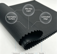Tissu composite laminé TPU haute résistance, directement de l'usine, imperméable, respirant, flexible, certifié REACH RoHS