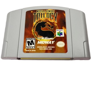 Juegos de <span class=keywords><strong>Mortal</strong></span> Kombat Trilogy para N64, Versión Americana, Material ABS Ecológico, Cartucho de Juego de 512 Bits, Embalaje en Bolsa OPP Sin Marca - Product Image 4