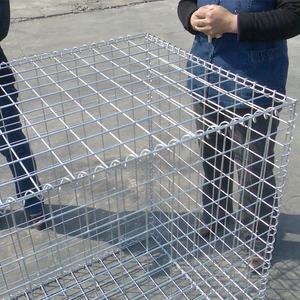 Mur de jardin/jardinière en gabion/cage en gabion soudée 1m x 1m x 1m boîtes en gabion cage en pierre pour mur de soutènement - Product Image 3