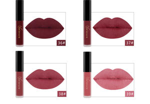Brillo de labios de 26 colores mate de alta calidad, sin decoloración - Product Image 4