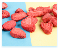 Guoyue pièces de fraises séchées à froid, tranches de fraises, lyofilizovane, fraises séchées à froid