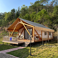 Fournisseur de tentes Safari sur mesure pour toutes les saisons, pour maison préfabriquée avec salle de bain et climatisation, Carpa Tenda De Lona