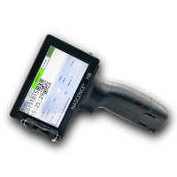 Nouvelle imprimante d'étiquettes TIJ portable semi-automatique G300E 25,4 mm à jet d'encre, alimentée par batterie, séchage rapide, pour date et code-barres