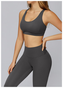 Conjunto Deportivo para Mujer, Chaqueta de <span class=keywords><strong>Yoga</strong></span> de Secado Rápido Personalizada, Leggings Acampanados, <span class=keywords><strong>Ropa</strong></span> <span class=keywords><strong>Deportiva</strong></span> Transpirable para Golf, Tenis, Gimnasio, Estampada - Product Image 6