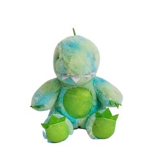 Jouet en peluche <span class=keywords><strong>dinosaure</strong></span> lumineux à LED verte, mignon, doux, rembourré de coton PP, couleur personnalisable, cadeau en gros - Product Image 1