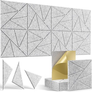 Panel <span class=keywords><strong>acústico</strong></span> de poliéster decorativo NRC alto, diseño minimalista moderno, aislamiento <span class=keywords><strong>acústico</strong></span> <span class=keywords><strong>y</strong></span> <span class=keywords><strong>térmico</strong></span> <span class=keywords><strong>para</strong></span> techo <span class=keywords><strong>y</strong></span> pared - Product Image 3