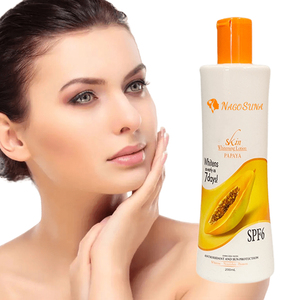 Lozione per il corpo ANTI-ACNE verde all'ingrosso PAPAYA sbiancante lozione <span class=keywords><strong>SILKA</strong></span> nutriente per la pelle crema - Product Image 5
