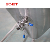 Réservoir conique cylindrique-conique de fermenteur de bière 2000L