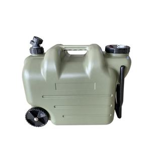 28L Leichter Kunststoff wagen Wassereimer Tragbarer Outdoor-Auto Camping Wassersp eicher behälter mit Wasserhahn - Product Image 1