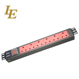 PDU Tipo Sudáfrica de 1.5U y 19 Pulgadas, de 4 a 8 Vías, con Diferentes Funciones de Control y Protección Opcionales - Product Image 6