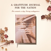 Journal de bien-être personnel A5, couverture rigide, journal imprimé sur le thème du bien-être mental, carnet de réflexion quotidienne personnalisable pour l'amour-propre
