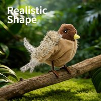Juguete para Gatos con Forma de Pájaro con Movimiento de Alas, Recargable por USB, Control Remoto, Interactivo, Resistente a Mordidas, OEM ODM