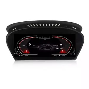 Instrumen Dashboard Meter Cluster Digital LCD Linux Retrofit untuk BMW Seri 5 E60 E61 E62 Dison CIC