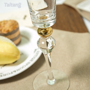 Verres à Champagne dorés élégants, pour mariage, flûtes, vente <span class=keywords><strong>en</strong></span> gros, - Product Image 2