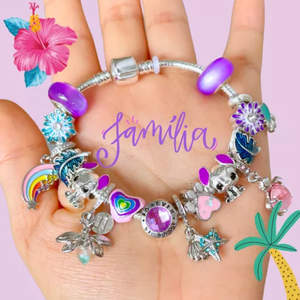 Pulseras hechas a mano lilo charm <span class=keywords><strong>semanario</strong></span> pulseras mexicanas al por mayor - Product Image 2