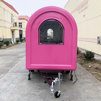 Petite caravane vintage, camion de restauration rapide mobile, remorque, chariots avec cuisine mobile pour la vente de nourriture au Panama