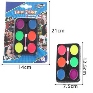 Yougou, aceite soluble en agua, maquillaje de Navidad para niños de Halloween, pintura facial fácil de limpiar para fanáticos - Product Image 3