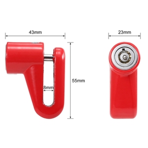 Verrouillage de disque antivol <span class=keywords><strong>pour</strong></span> roue de sécurité moto <span class=keywords><strong>vélo</strong></span> Verrouillage de frein <span class=keywords><strong>à</strong></span> disque <span class=keywords><strong>Cadenas</strong></span> étanche Cycle Rotor Frein <span class=keywords><strong>à</strong></span> disque Verrouillage de roue - Product Image 2