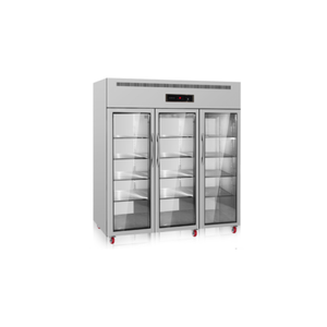 ثلاجة وفريزر تجاري عمودي للمطاعم والمطابخ من الفولاذ المقاوم للصدأ بسعة 930 لتر - Product Image 5