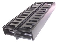 Gestionnaire de câbles mural 19 pouces 1U/2U double face 12/24 ports pour rack de serveur
