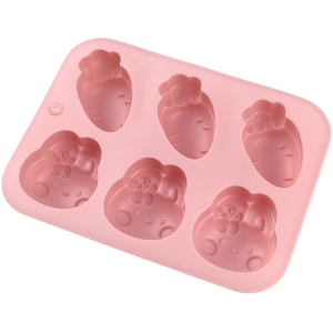<b>Baking</b> Factory Stock 6 Rabbit and Radish Shape <b>Silicone</b> Cake Mold <b>Silicone</b> Candle Mold Soap Making Molds Pudding Cake Resin - Product Image 6