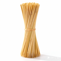 Bâtonnets de barbecue jetables en bambou, longueur de 11 cm à 50 cm, brochettes de barbecue, brochettes de kebab, brochettes en bambou