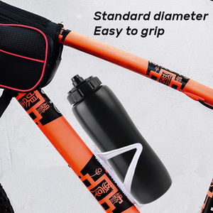 Tùy Chỉnh Thiết Kế Cấp Thực Phẩm Thể Thao Ngoài Trời 1 Lít 32Oz Xe Đạp Đi Xe Đạp Nhựa BPA Miễn Phí Đen Rò Rỉ Bằng Chứng Dễ Dàng Bóp Chai Nước - Product Image 4