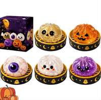 Squishy fantôme d'Halloween pour l'extérieur, à remontée lente, anti-stress, personnalisable, petites séries, assortiment, en stock