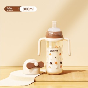 <span class=keywords><strong>Biberon</strong></span> d'alimentation pour nouveau-né en PP sans BPA, anti-éclaboussures, avec paille, personnalisable avec logo, pour eau et lait - Product Image 6