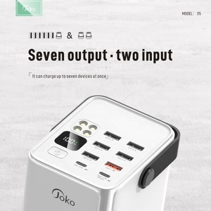 <span class=keywords><strong>Joko</strong></span> แบตเตอรี่สำรองแล็ปท็อปแบบพกพา70000 mAh 22.5W ชาร์จเร็วจอแสดงผล LCD สำหรับโทรศัพท์อินพุต USB ความจุสูง - Product Image 4