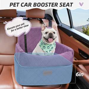 Cama para Perros Pequeños para Asientos Delanteros y Traseros de Automóvil, Forma Rectangular, Seguridad y Comodidad para Gatos Durante Viajes - Product Image 3